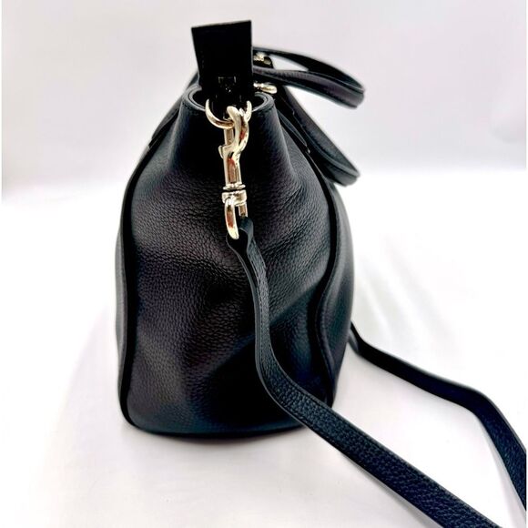 Auth Gucci Black / Brown Cherry Metallic Leather 2way SoHo Working Tote Satchel - Picture 4 of 16